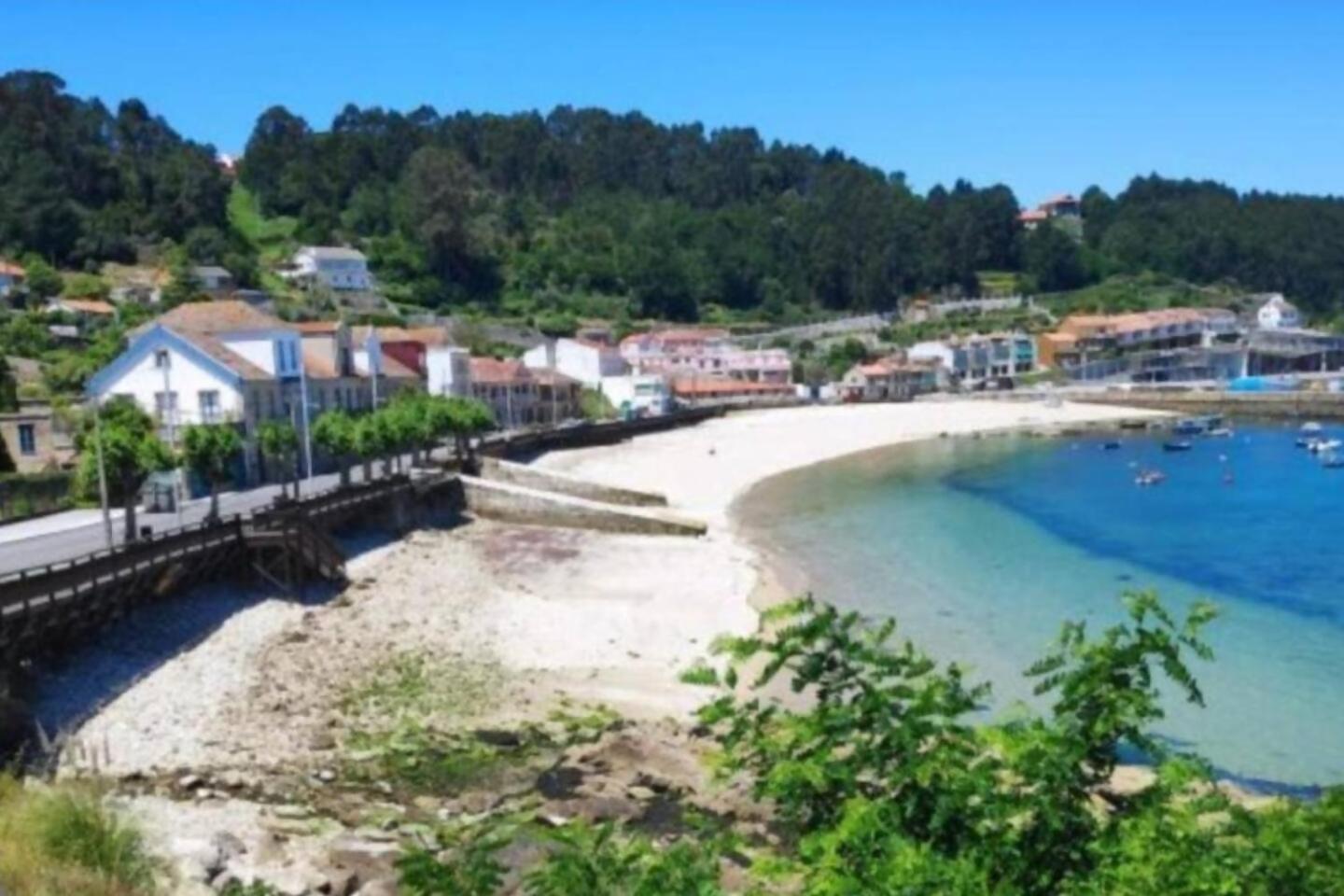Willa Casa Baja A La Playa Bueu Zewnętrze zdjęcie